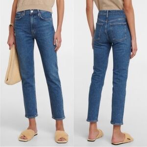 Agolde- Merrel Mid Rise Slim Mid Wash Ankle Cropped Jeans in Spellbound Size 29